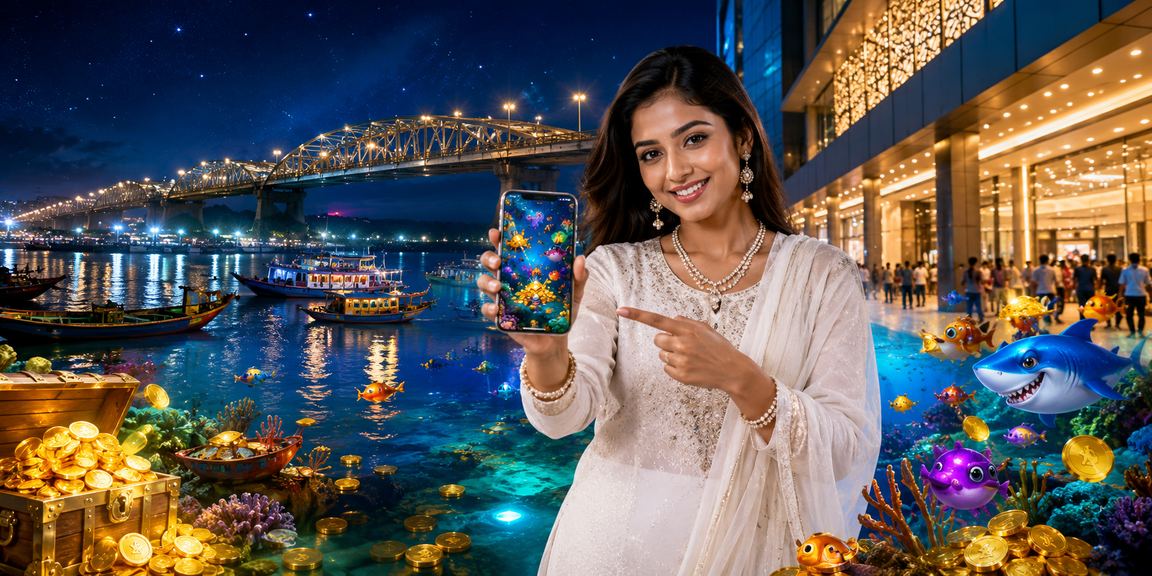 রাজশাহীতে মোবাইলে je777 ফিশিং গেম খেলছেন একজন ব্যবহারকারী