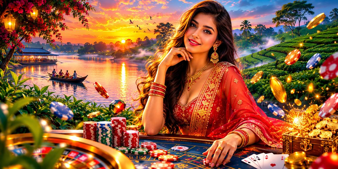 রংপুরের চা বাগানে মোবাইলে স্পোর্টস বেটিং উপভোগ করছেন একজন ব্যবহারকারী